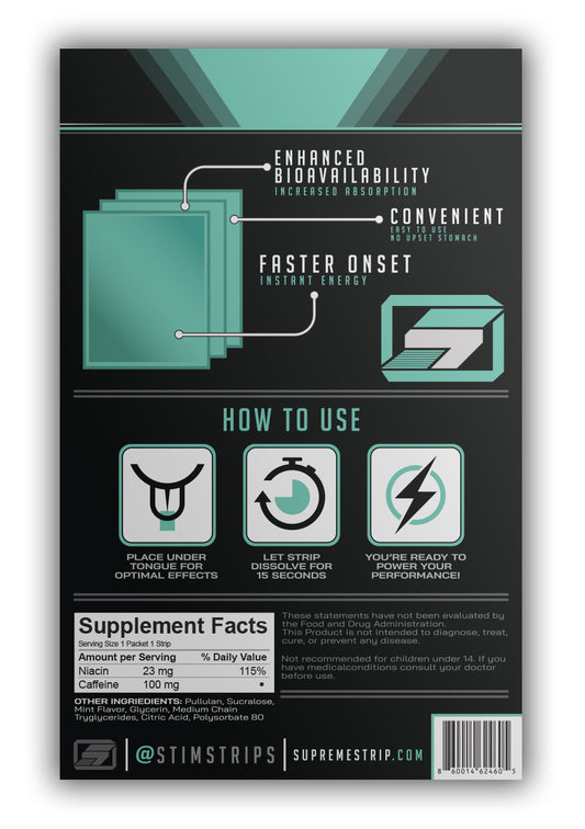 ENERGY STRIPS - MINT (3 Pack)