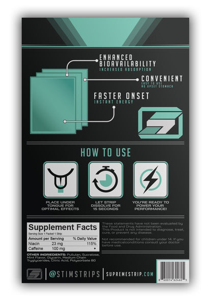 ENERGY STRIPS - Mint (25 Pack)